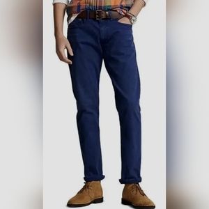 $115 Ralph Lauren POLO Men's 33X32 Hampton Relaxed Fit Stretch Denim Jeans - NWT